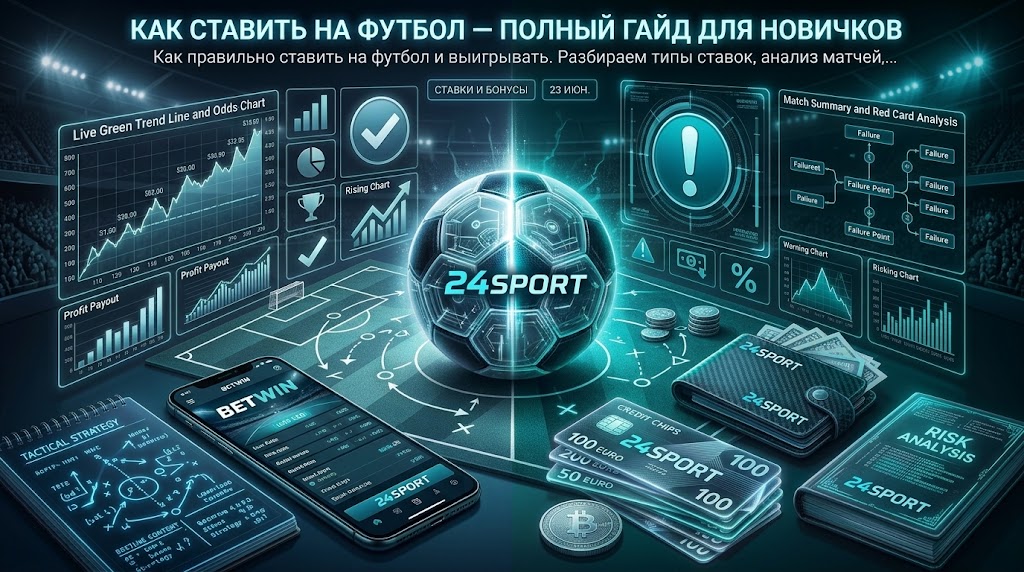 Как ставить на футбол — полный гайд для новичков